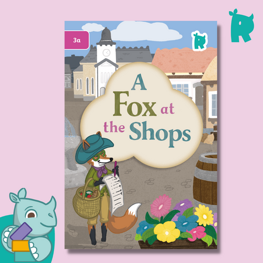 Twinkl Rhino Readers - A Fox at the Shops (Level 3a)