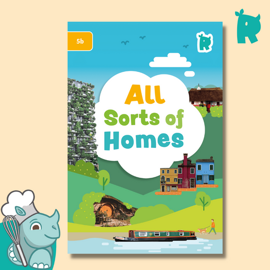 Twinkl Rhino Readers - All Sorts of Homes (Level 5b)
