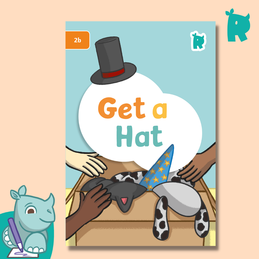 Twinkl Rhino Readers - Get a Hat (Level 2b)