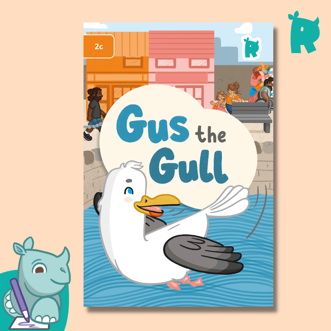 Twinkl Rhino Readers - Gus the Gull (Level 2c)