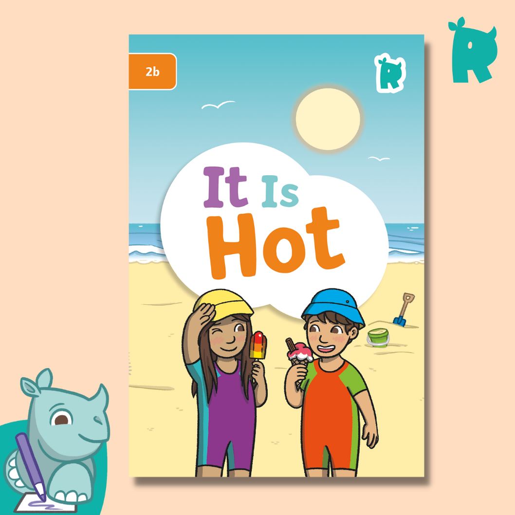 Twinkl Rhino Readers - It Is Hot (Level 2b)