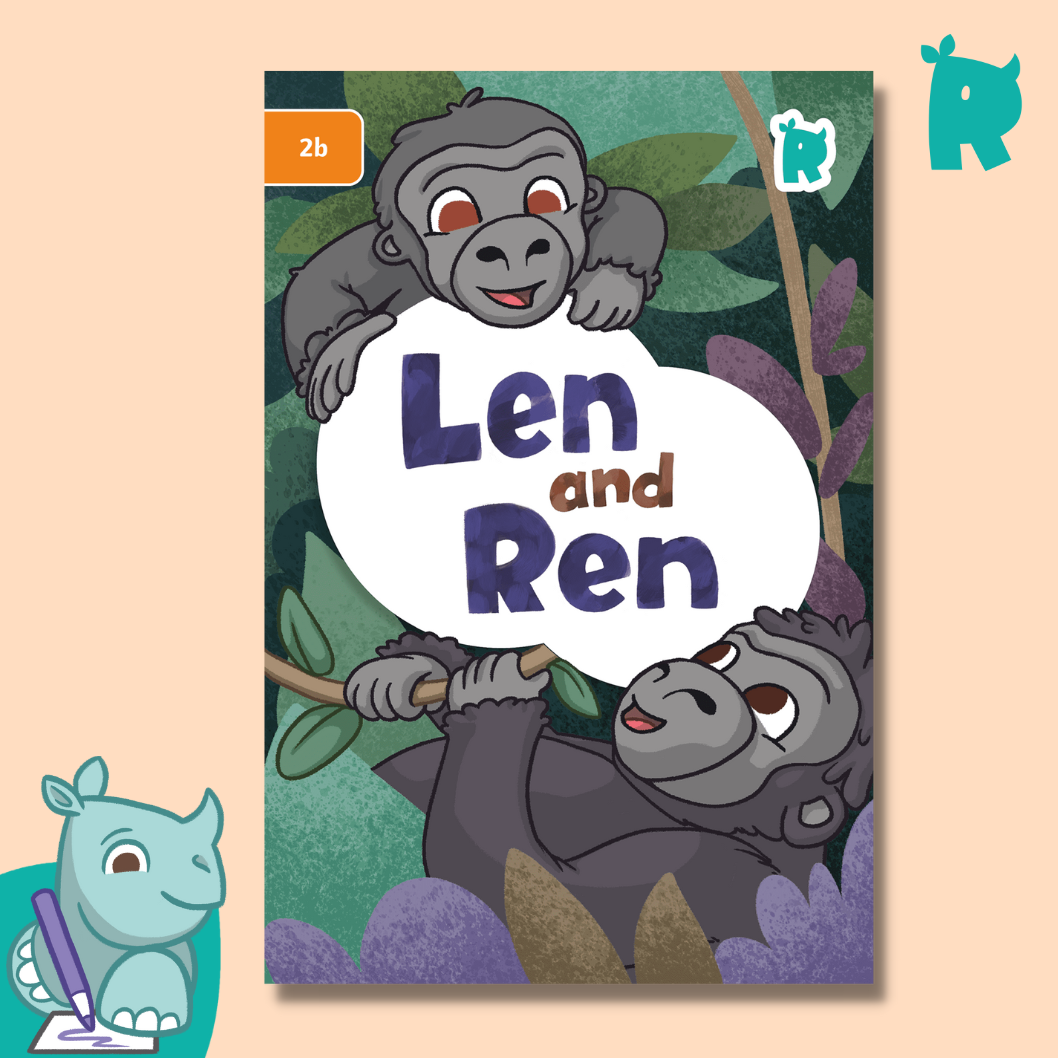 Twinkl Rhino Readers - Len and Ren (Level 2b)
