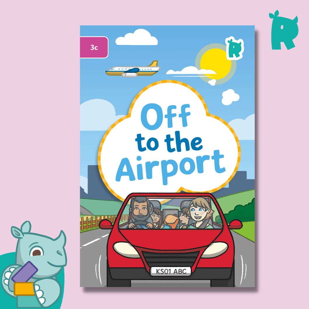 Twinkl Rhino Readers - Off to the Airport (Level 3c)