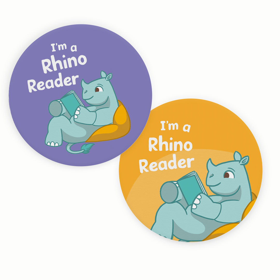 Rhino Readers Class Reward Stickers