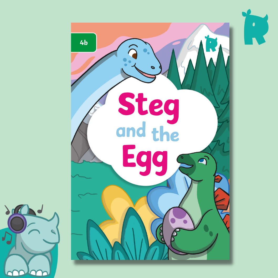 Twinkl Rhino Readers - Steg and the Egg (Level 4b)