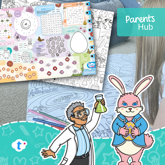 Giant Activity Mats - Spring & Easter and Science & Inventions
