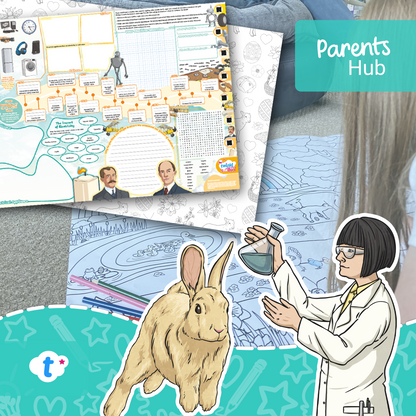 Giant Activity Mats - Spring & Easter and Science & Inventions