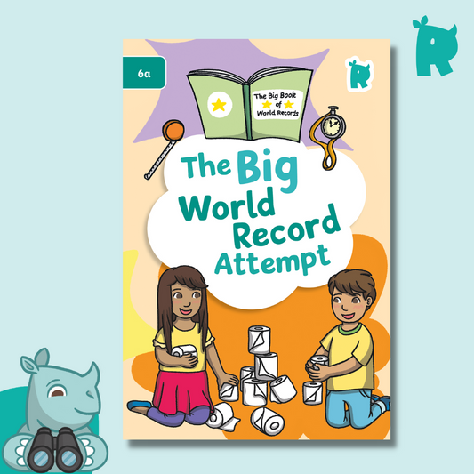 Twinkl Rhino Readers - The Big World Record Attempt (Level 6a)