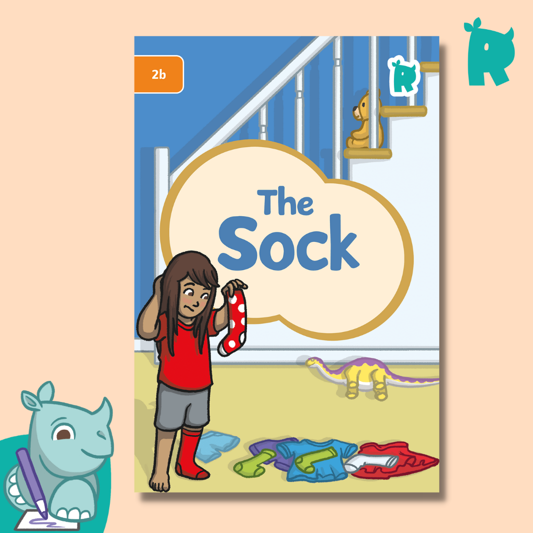 Twinkl Rhino Readers - The Sock (Level 2b)