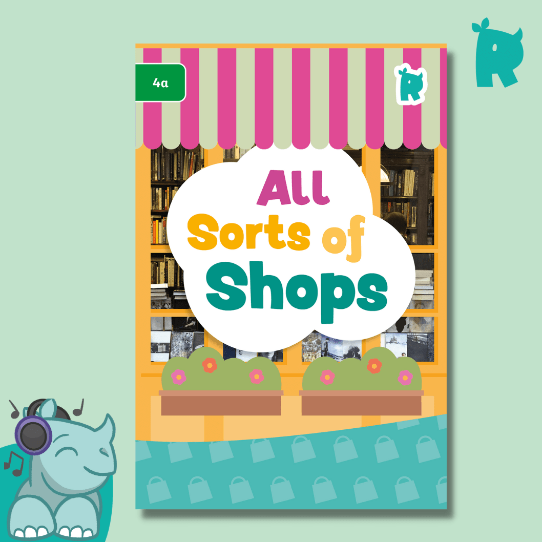 Twinkl Rhino Readers - All Sorts of Shops (Level 4a) - Twinkl Educational Publishing