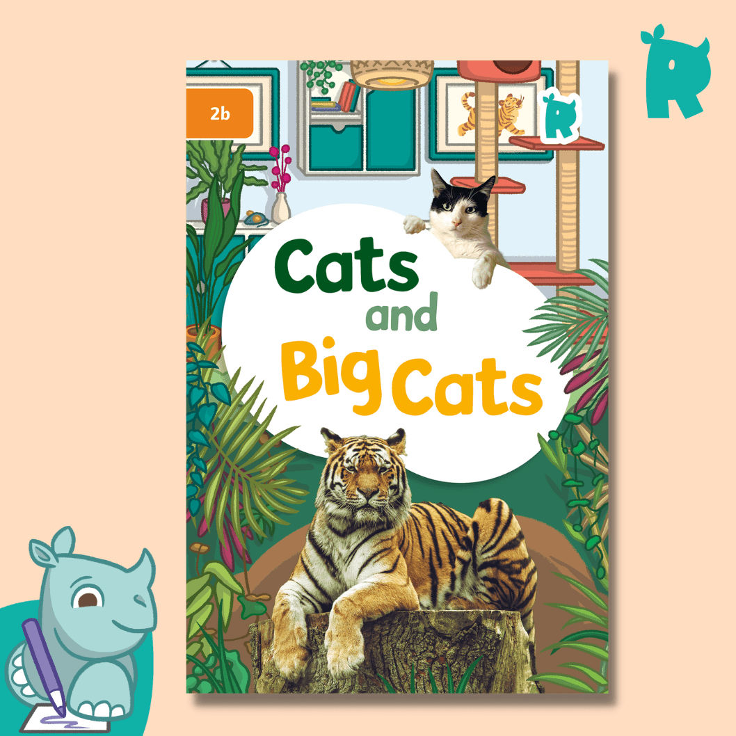 Twinkl Rhino Readers - Cats and Big Cats (Level 2b) - Twinkl Educational Publishing