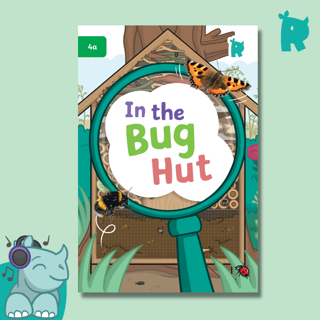 Twinkl Rhino Readers - In the Bug Hut (Level 4a) - Twinkl Educational Publishing