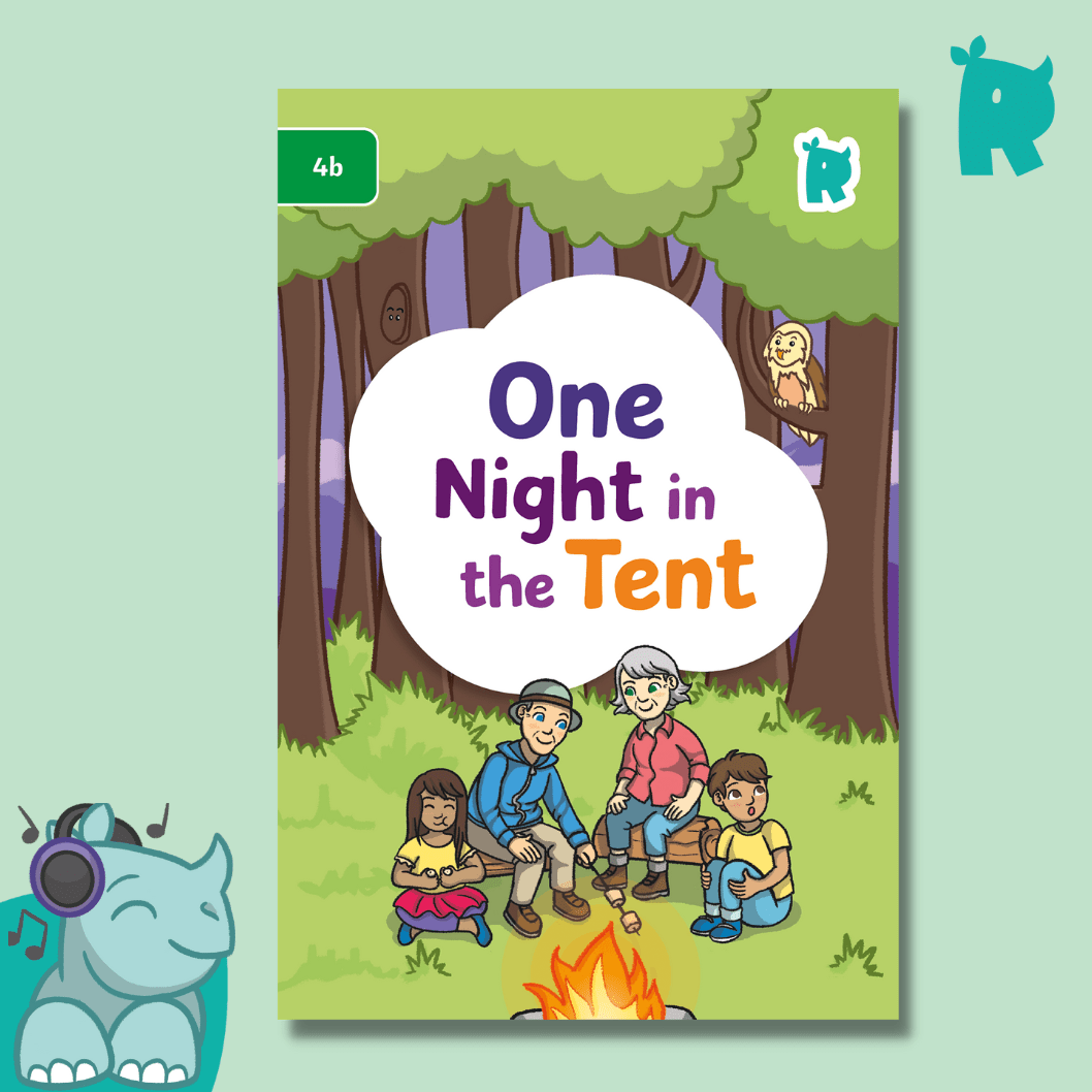Twinkl Rhino Readers - One Night in the Tent (Level 4b) - Twinkl Educational Publishing