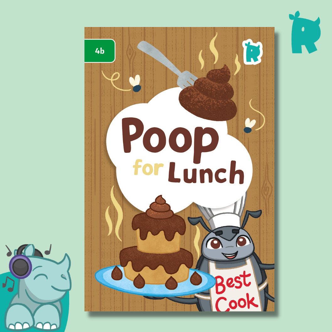 Twinkl Rhino Readers - Poop for Lunch (Level 4b) - Twinkl Educational Publishing
