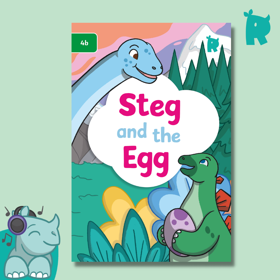 Twinkl Rhino Readers - Steg and the Egg (Level 4b) - Twinkl Educational Publishing