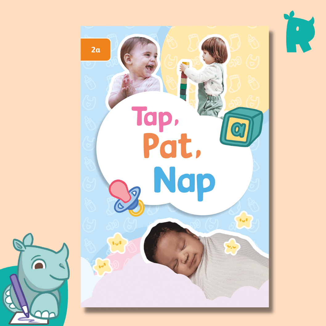 Twinkl Rhino Readers - Tap, Pat, Nap (Level 2a) - Twinkl Educational Publishing