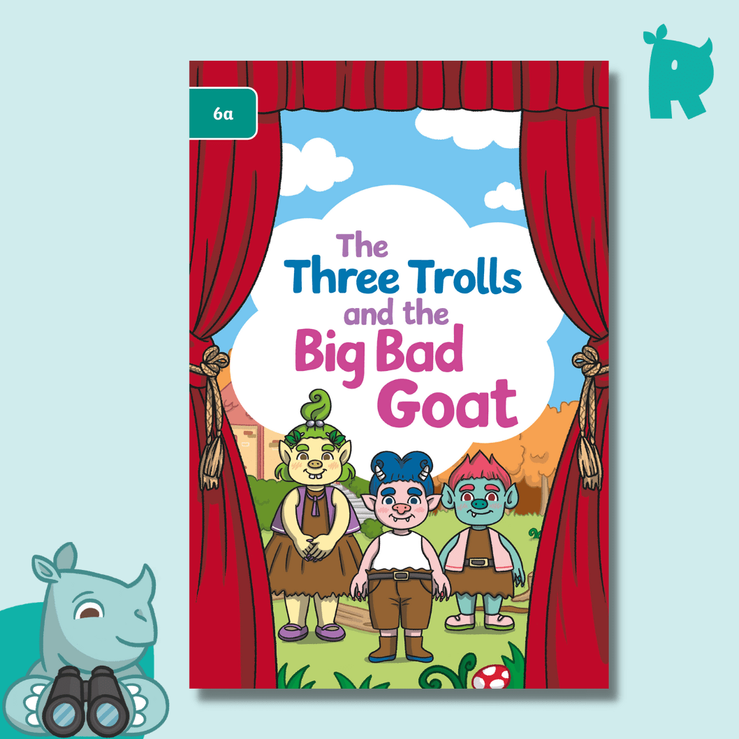 Twinkl Rhino Readers - The Three Trolls and the Big Bad Goat (Level 6a) - Twinkl Educational Publishing